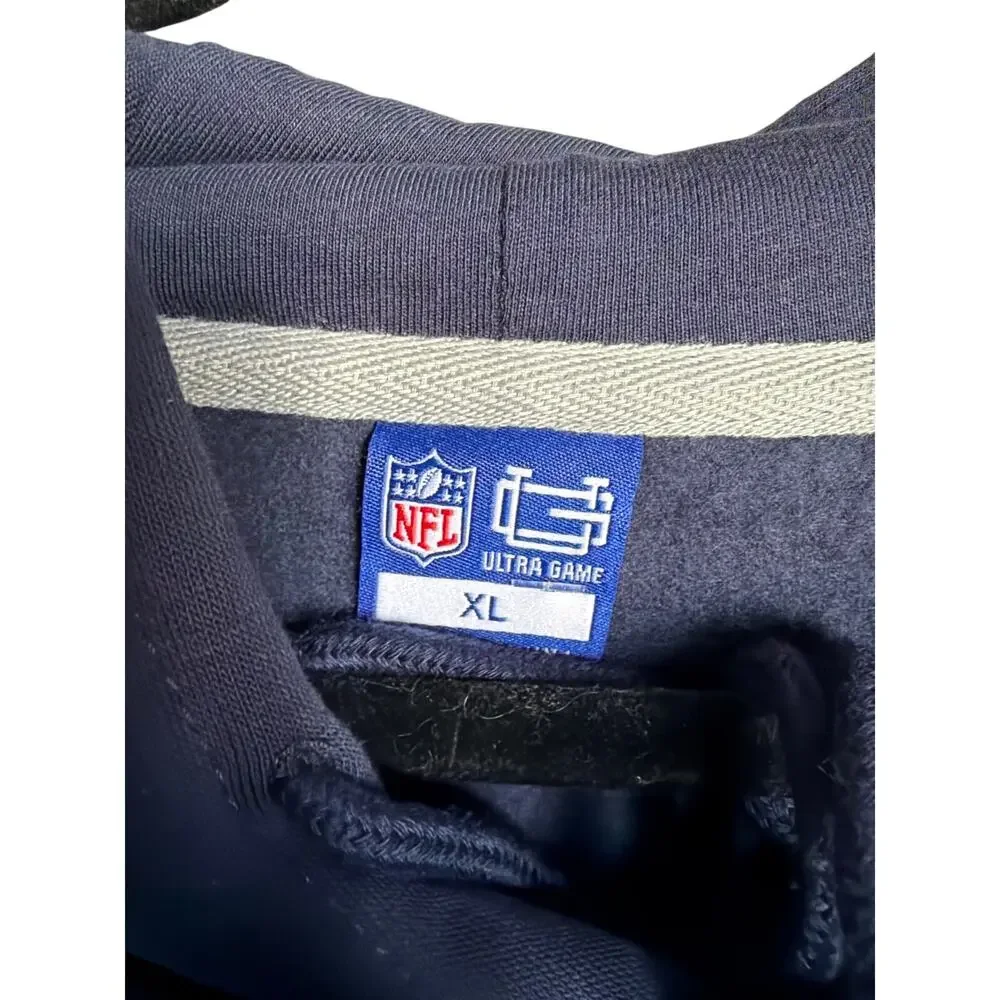 Dallas Cowboys NFL Hoodie Navy Pullover Oversized Streetwear XL - Picture 4 of 6